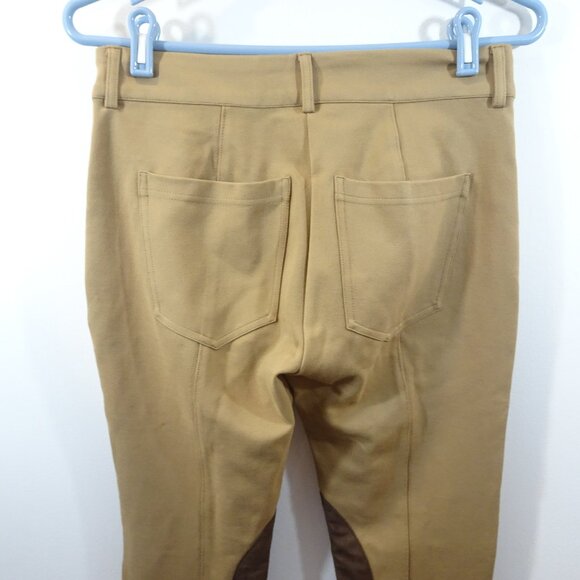 Kevin's Huntress Tan Pants Faux Suede Patches Size 4 Hunting Riding - Picture 7 of 8